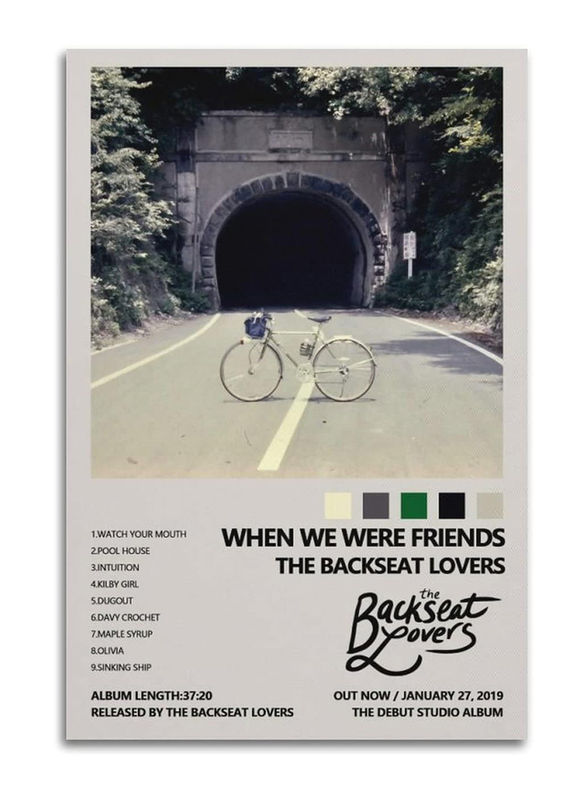 

Generic The Backseat Lovers When We Were Friends Album Poster Aesthetic Canvas Wall Art Unframe-Style, 30 x 45cm, Multicolour