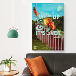 Vermis Wake Up And It's Over Lovejoy Canvas Poster, 30 x 45cm, Multicolour