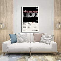 Ygulc Brent Poster Faiyaz Wasteland Music Album Cover Signed Limited Edition Canvas Poster, 40 x 60cm, Multicolour