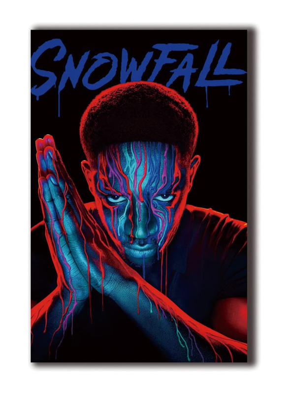 Xihoo Snowfall Tv Poster, Multicolour