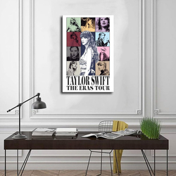 Yansheng Music Poster Taylor Poster Swift Canvas Poster Frame, Multicolour