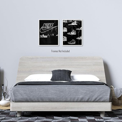 Brooke & Vine Michael Air Jordans Shoes Sneakerhead Posters, 2 Pieces, Multicolour