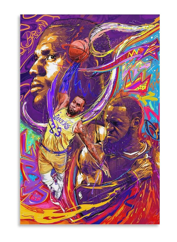 

Generic Lebron James Poster Wall Art Canvas Print Poster, Multicolour