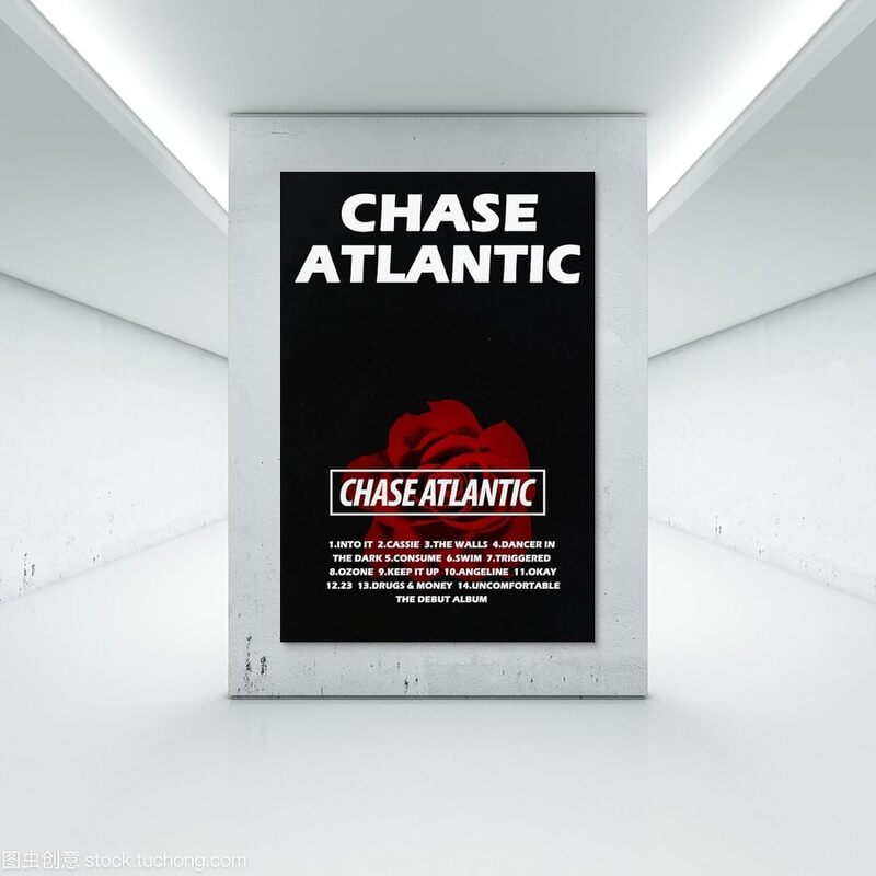 Chase Atlantic Music Album Cover Canvas Wall Art Poster, 12 x 18 inch, Multicolour