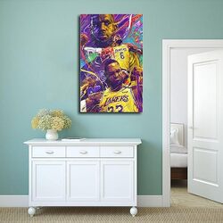 Lebron James Canvas Posters without Frame, Multicolour