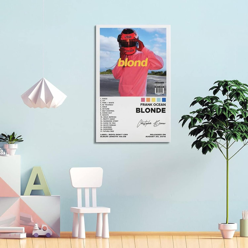 Chixx Frank Ocean Blonde Album Cover Posters, 20 x 30-inch, Multicolour