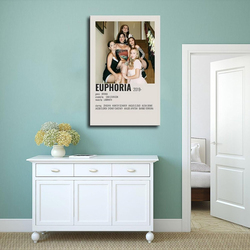 Euphoria TV Drama 2 Canvas Poster, 12 x 18-inch, Multicolour