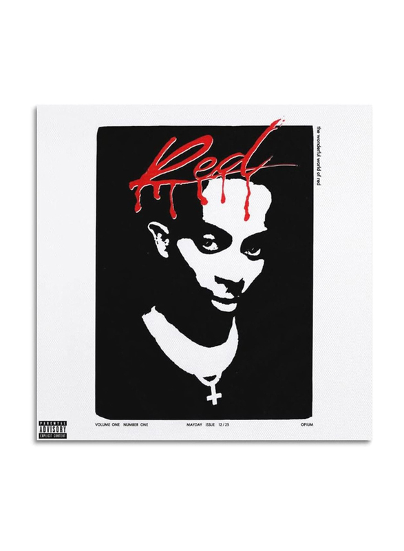 SUANYE Playboy Carti Whole Lotta Red Album Cover Poster, Multicolour
