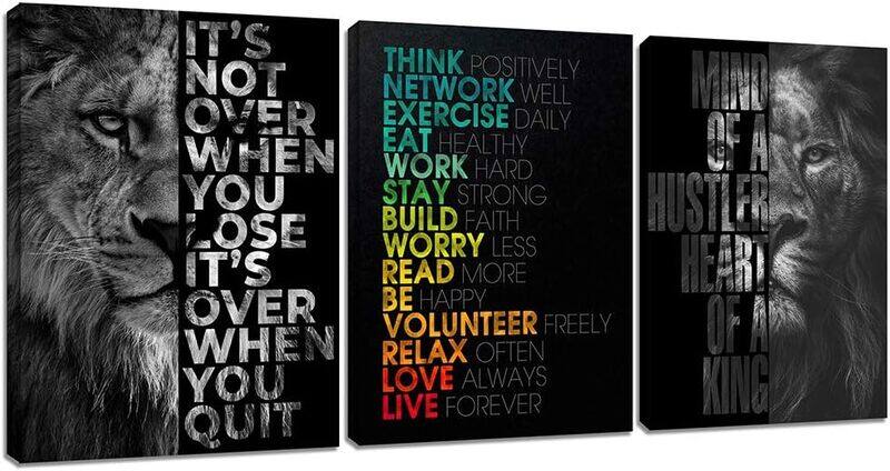 

Unbruvo Wall Decor Entrepreneur Quote Wall Paintings Picture, 3 Pieces, Multicolour