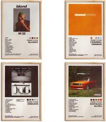 ManRule Frank Ocean Posters Album Cover Posters, 8 x 12 inch, 4 Pieces, Multicolour