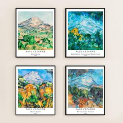 Berkin Arts Wall Art Unframed Prints Giclee Art Paper, 11 x 14 inch, 4 Pieces, Multicolour