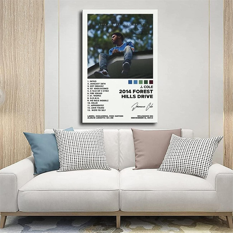 J Poster Cole Poster 2014 Forest Hills Drive Album Poster, Multicolour