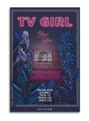 TV Girl Vintage Poster Canvas, Multicolour