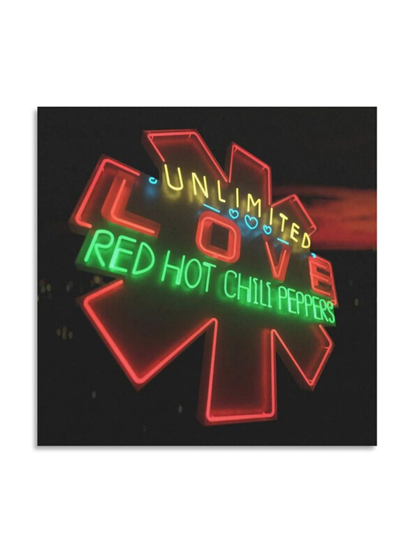 

Arinal Unlimited Love Red Hot Chili Peppers Canvas Poster, 30 x 30cm, Multicolour