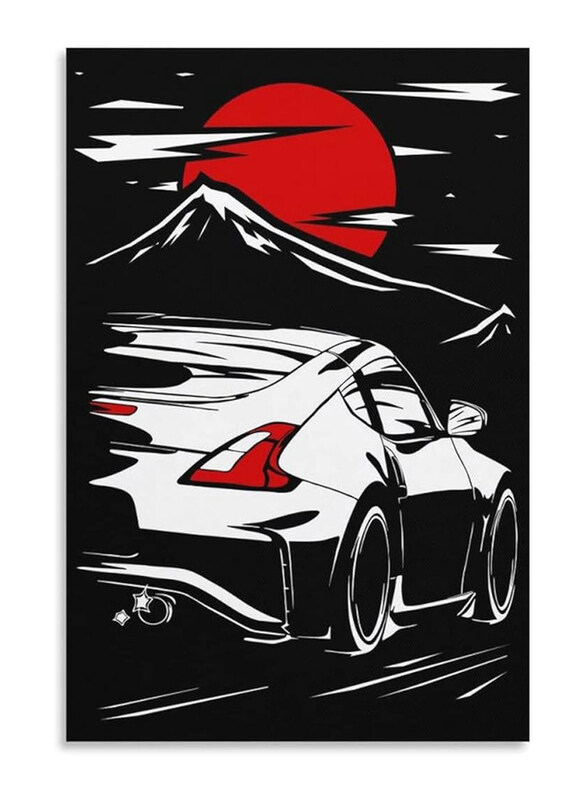 

Alukap Jdm 370z Car Family Decorative Painting Wall Art Canvas Posters, Multicolour