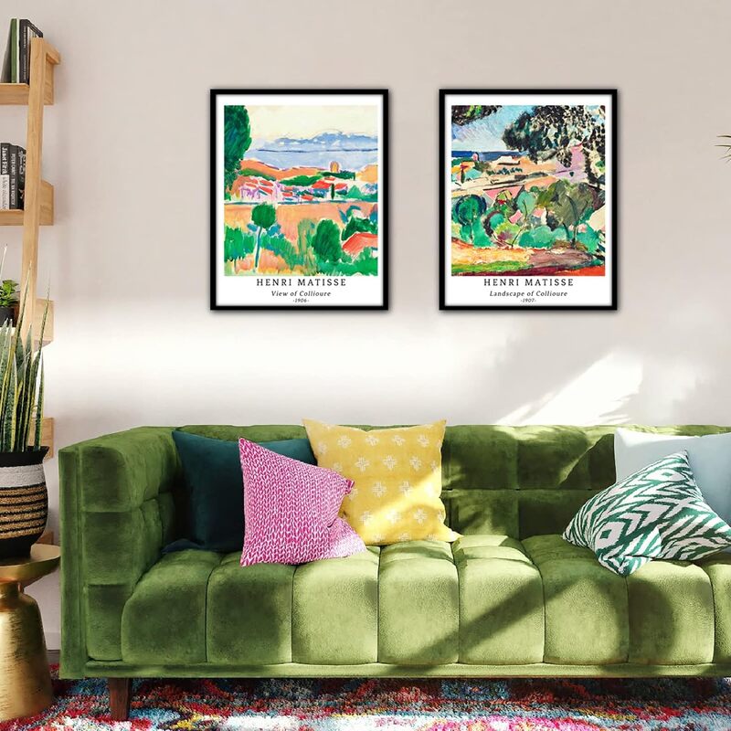 Berkin Arts Wall Art Unframed Prints Giclee Art Paper, 11 x 14 inch, 4 Pieces, Multicolour