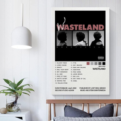 Ypxzzj Brent Poster Faiyaz Wasteland Album Cover Poster, Multicolour