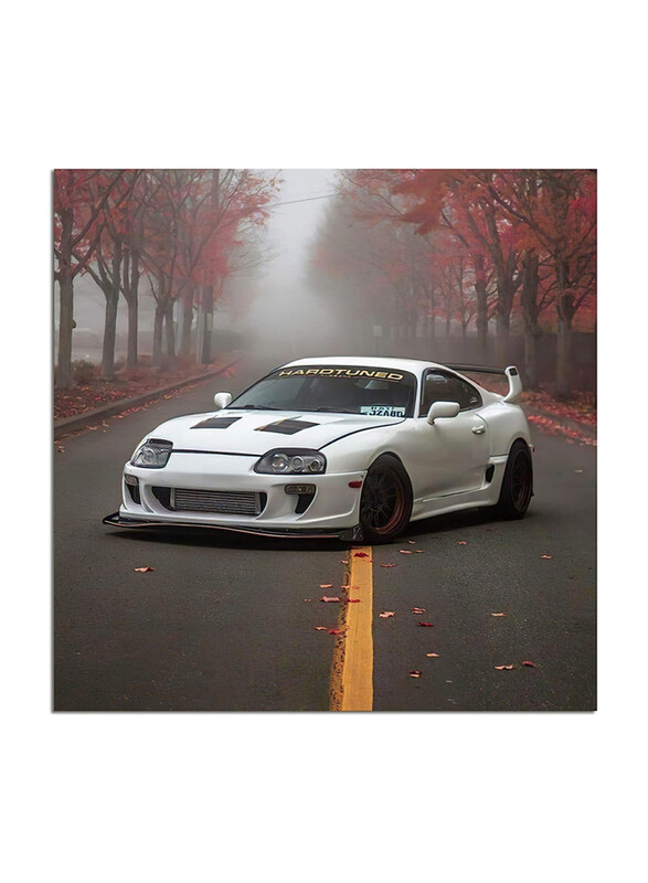 

Linking Car JDM Supra MK4 Canvas Art Poster, Multicolour