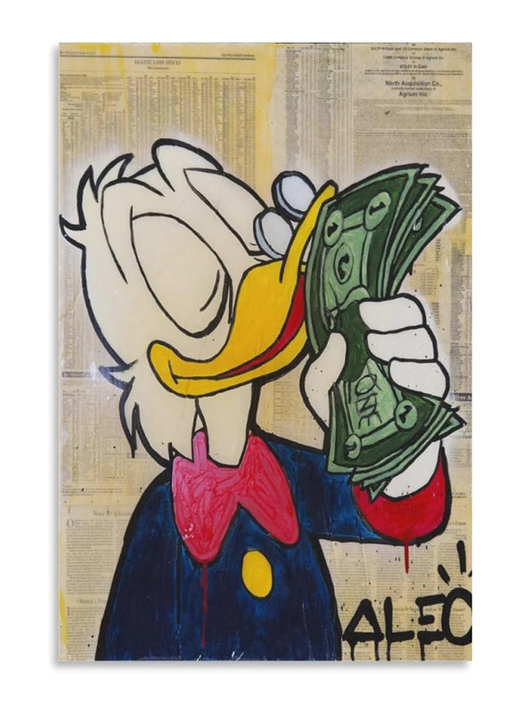 JFU Alec Monopolys Smell Money Poster, 12 x 18 inch, Multicolour