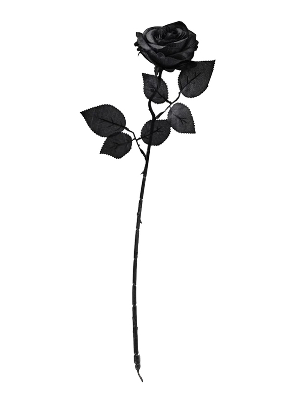 

Generic Rose Single Stem Decoration, Black