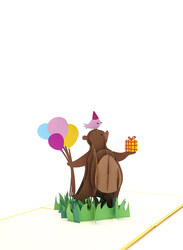 The Bear Birthday Pop Up Birthday Greeting Card