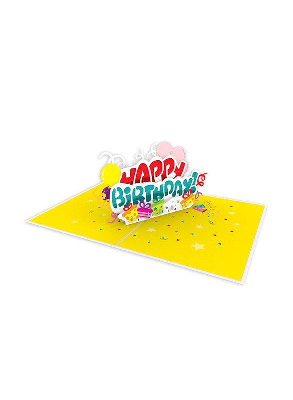 Happy Birthday Pop Up Birthday Greeting Card