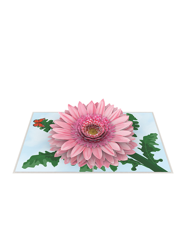 Daisies Flower Pop Up Card, Multicolour