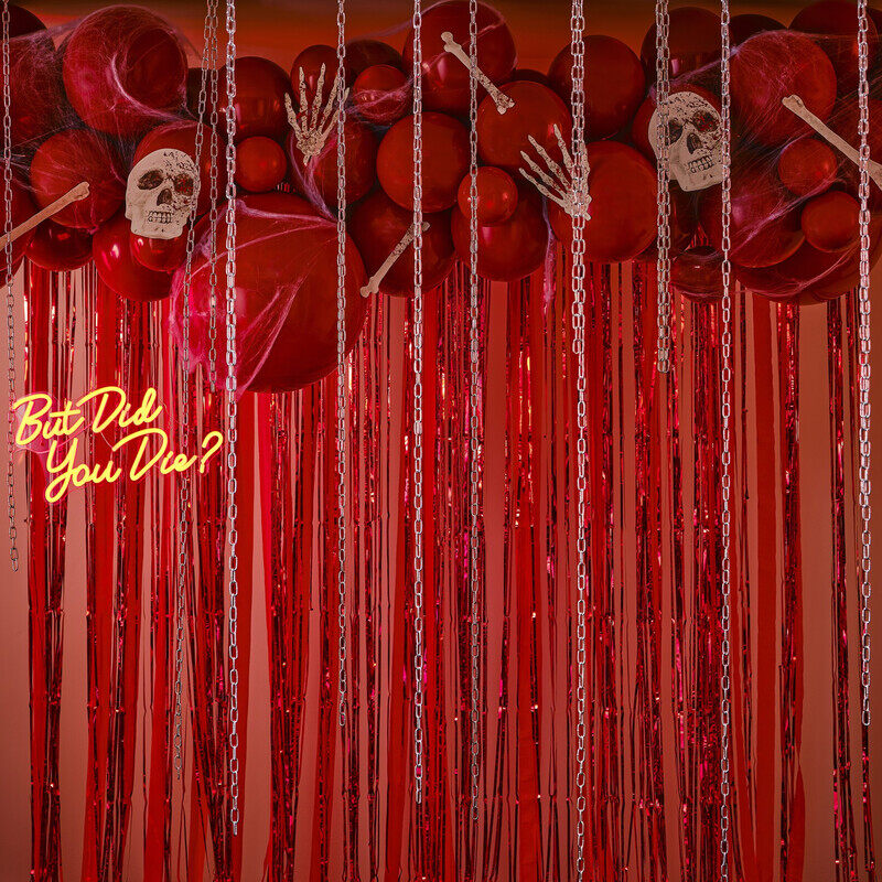 Blood and Bones Balloon Backdrop and Streamers