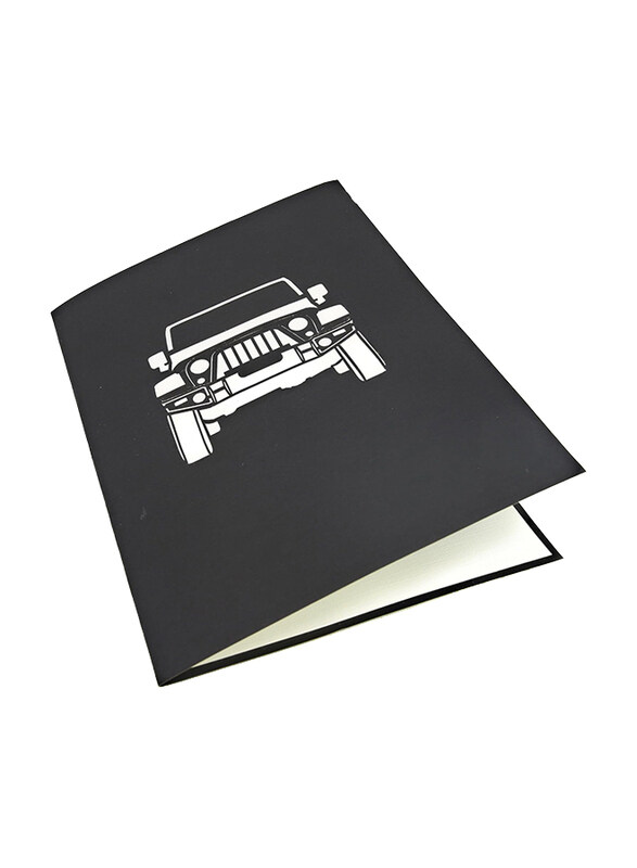 Jeep Pop Up Birthday Greeting Card