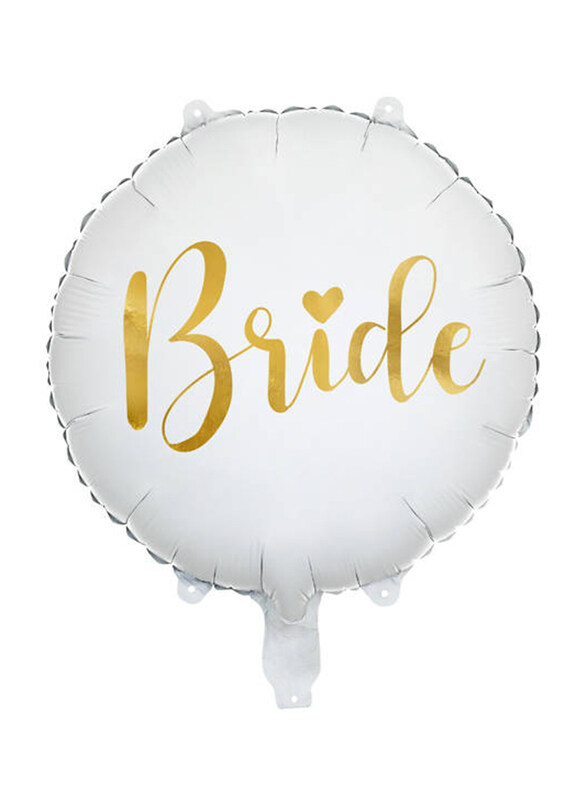 

Generic Bride Foil Balloon, 45cm, White