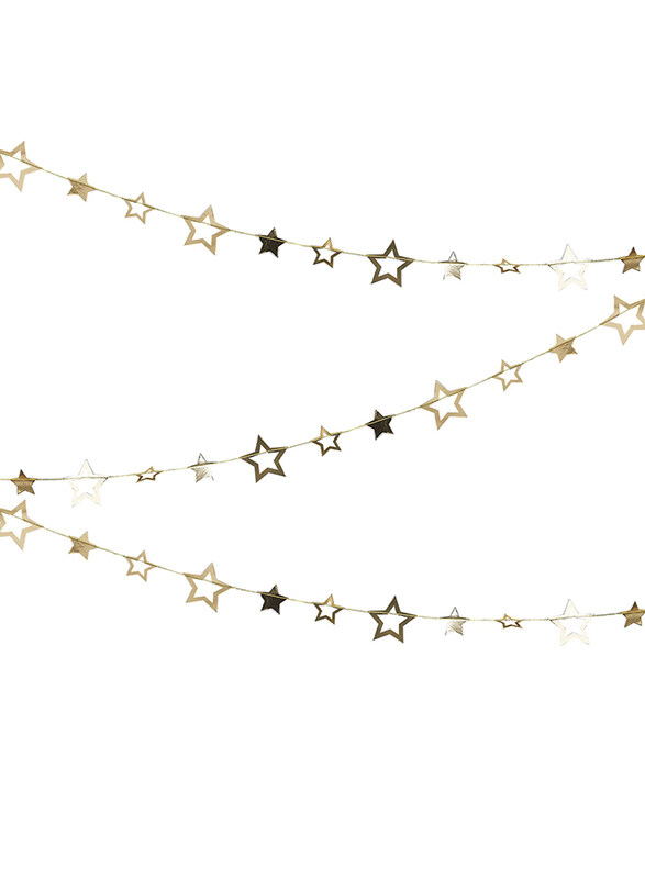 

Generic Merry Christmas Garland Star, Gold