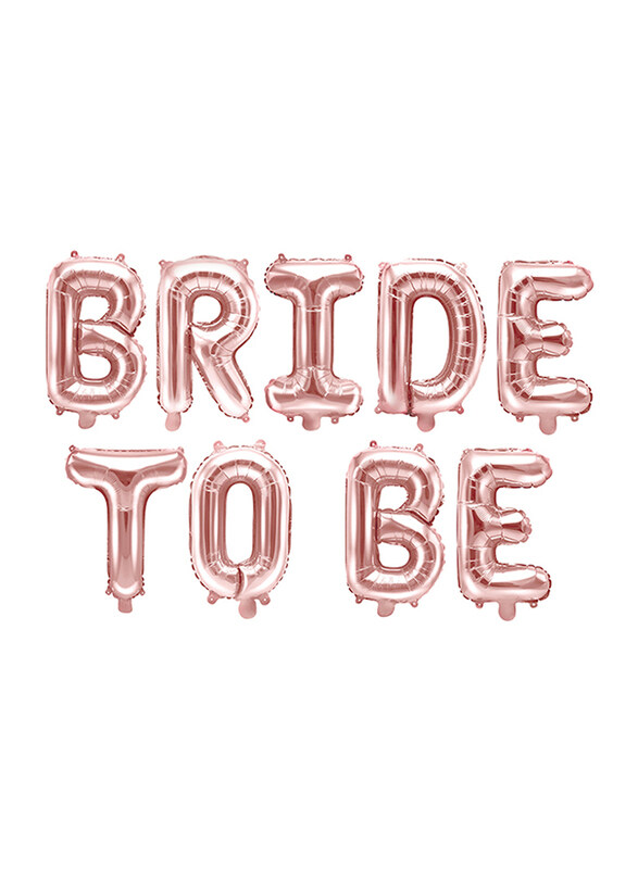 

Generic Bride To Be Foil Balloon, 340 x 35cm, Rose Gold