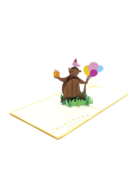 The Bear Birthday Pop Up Birthday Greeting Card