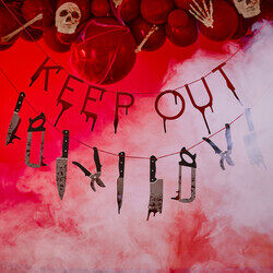 Bunting - Keep Out Blood Drip