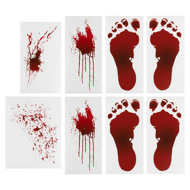Floor Stickers - Blood Footprints