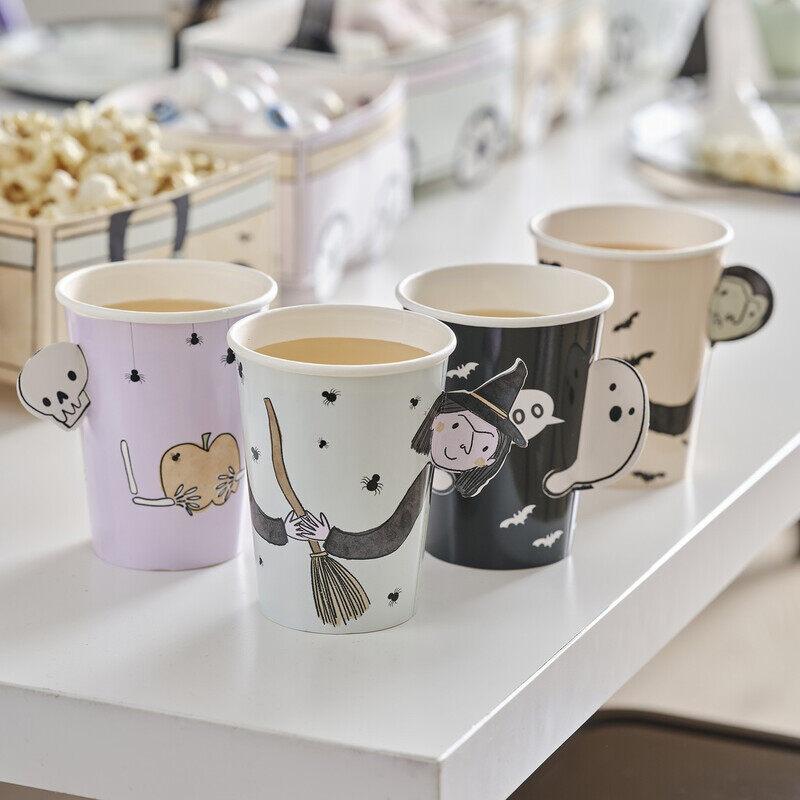 

Ginger Ray Paper Cups - Boo Crew Characters - Pop Out