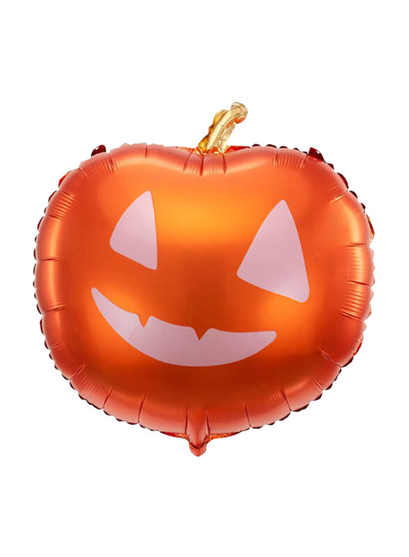 

PartyDeco Pumpkin Foil Balloon, 40 x 40cm, Orange