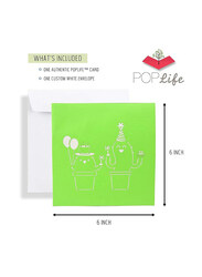 Cactus Birthday Pop Up Birthday Greeting Card