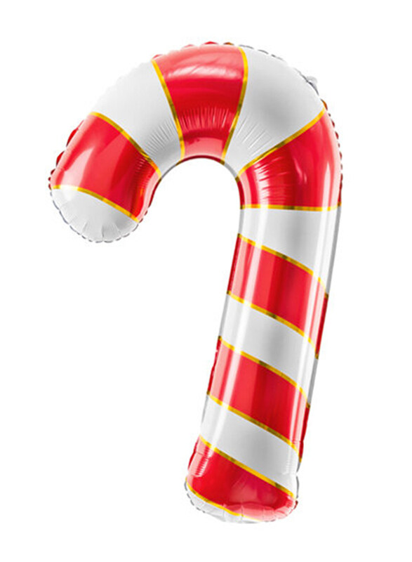 

Generic Candy Cane Foil Balloon, 50 x 82cm, Red