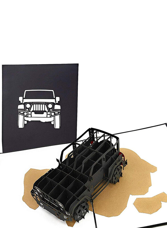 

Generic Jeep Pop Up Birthday Greeting Card