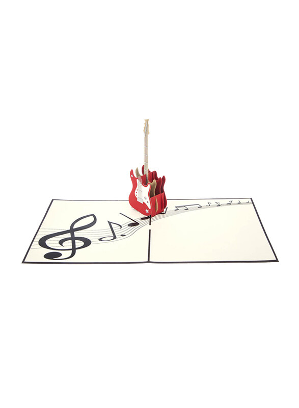 Guitar Pop Up Birthday Greeting Card