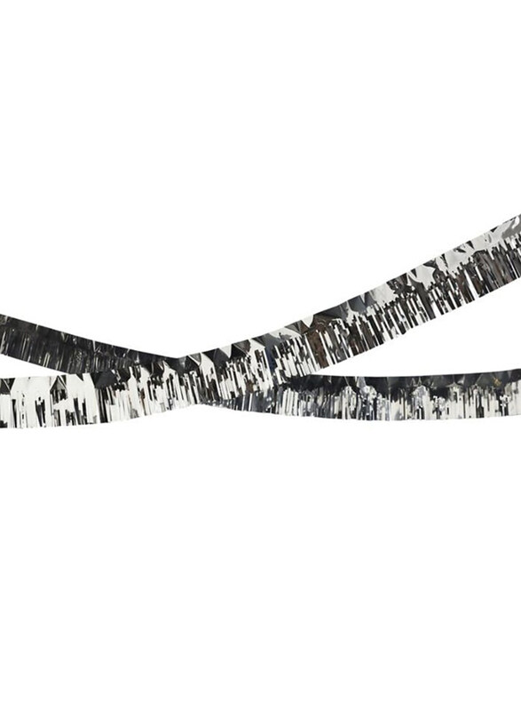 

Generic Foil Fringe Garland Decoration, Silver