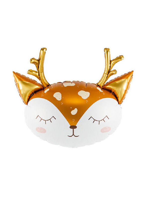 Deer Foil Balloon, 73 x 64cm, Multicolour