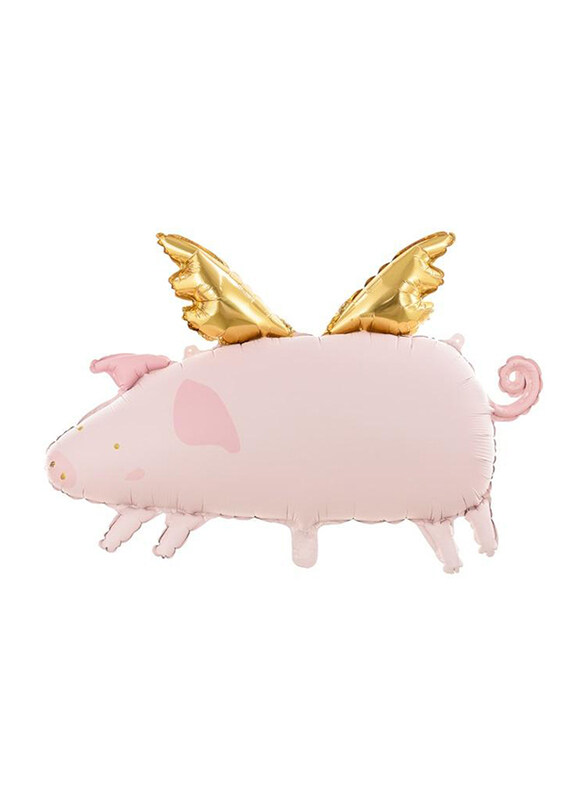 

PartyDeco Pig Foil Balloon, 72 x 46cm, Pink