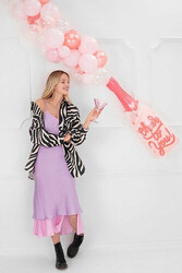 Botle Foil Balloons, 38 x 97cm, Pink