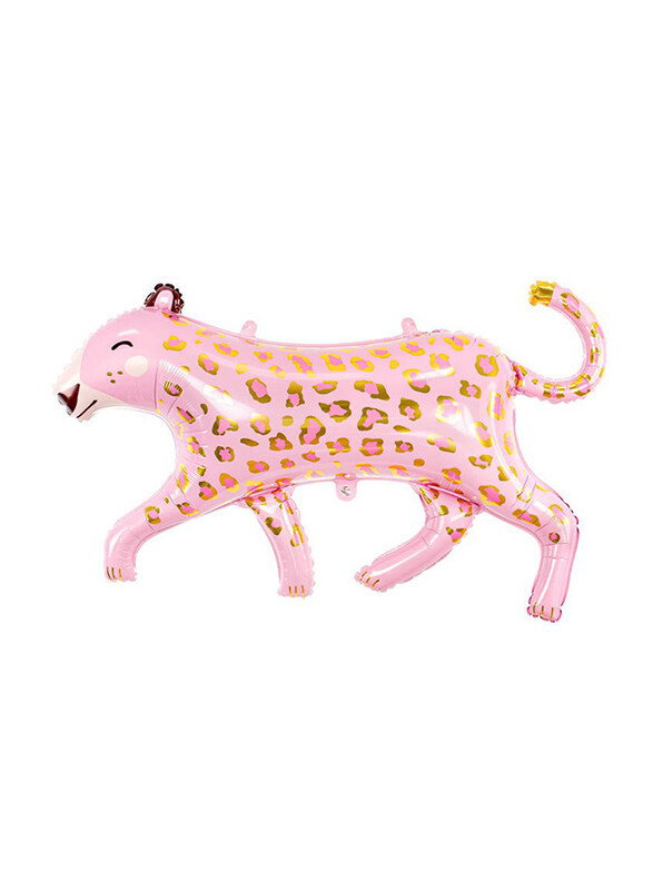 

Generic Leopard Foil Balloon, 114 x 80cm, Light Pink