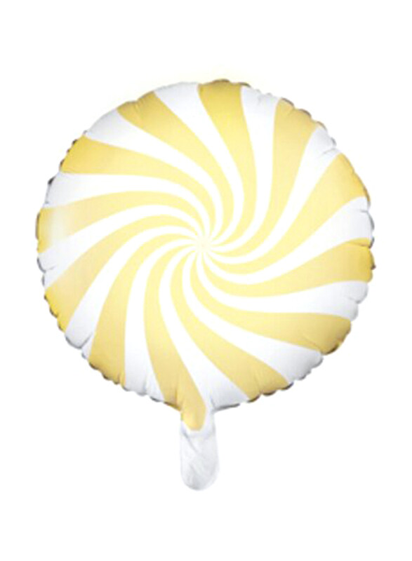 

Generic Candy Foil Balloon, 35cm, Light Yellow