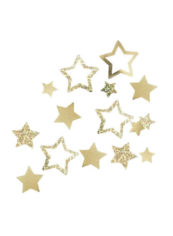 

Ginger Ray Star Shaped Confetti, Gold