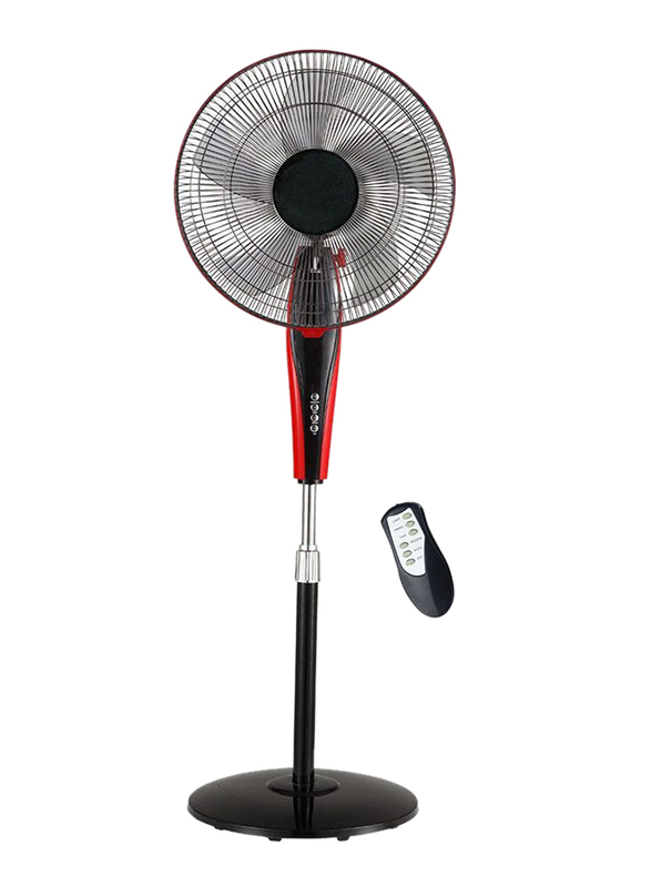 Europa Electric Fan with Remote, SF-WR-1623N, Black