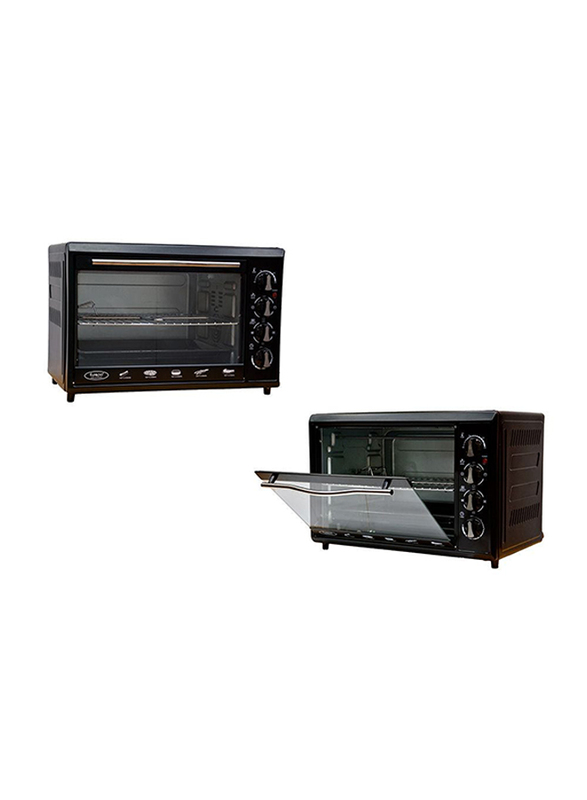 Europa 63L Electric Oven with Rotiesere, EUEO-6301, Black